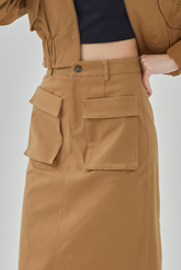 Tian High Waisted Cargo Skirt